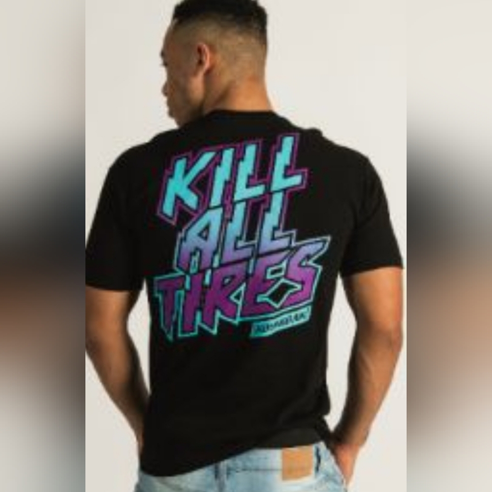 Black Graphic Tee HOONIGAN